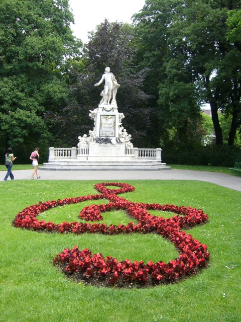 ウィーンのモーツァルト像